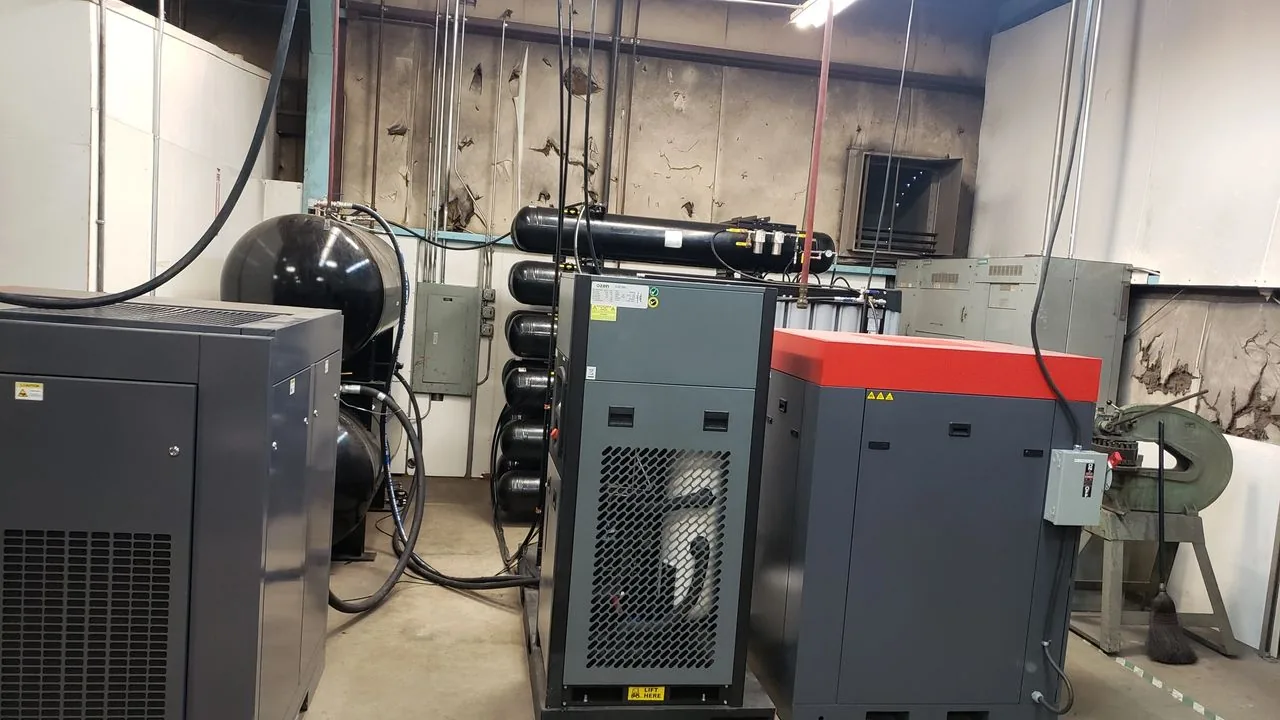 Booster compressor full system setup