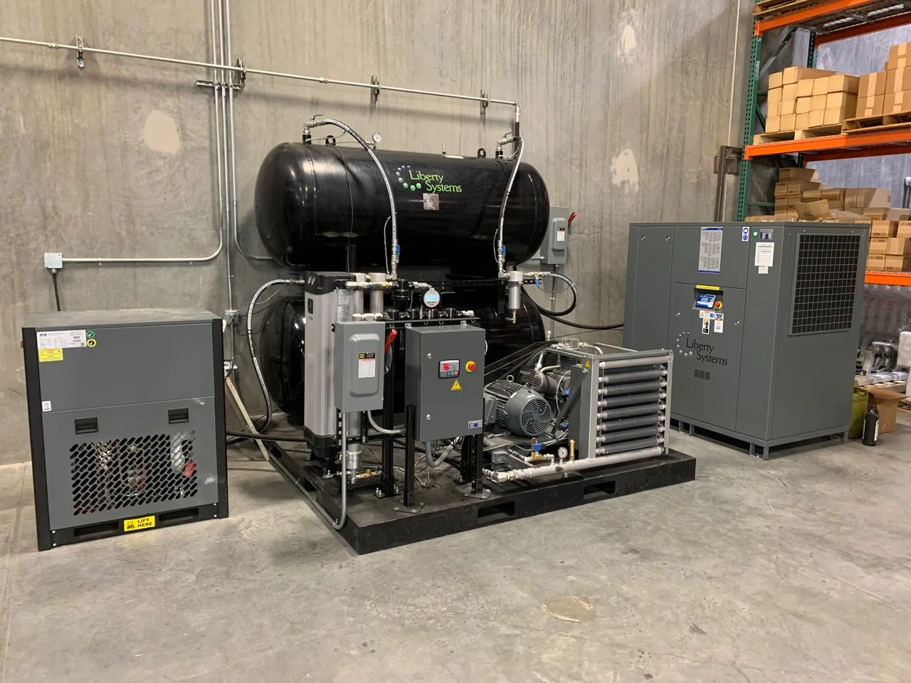 Liberty Systems rotary screw air compressor